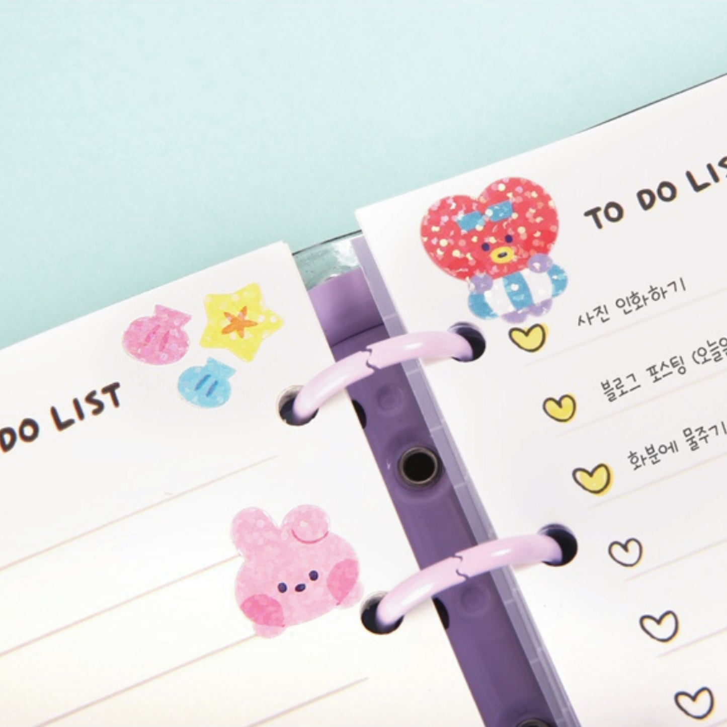 BT21 | minini | SUMMER SKY - HOLOGRAM STICKER