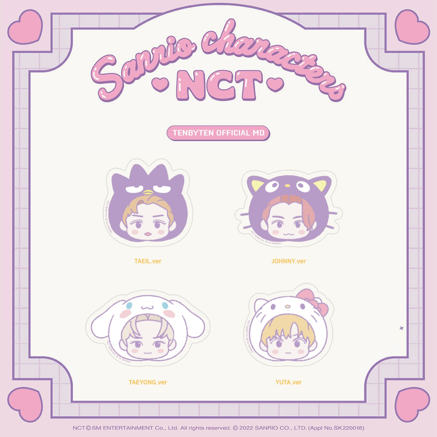 NCT | NCT X SANRIO | ACRYLIC PHONE HOLDER