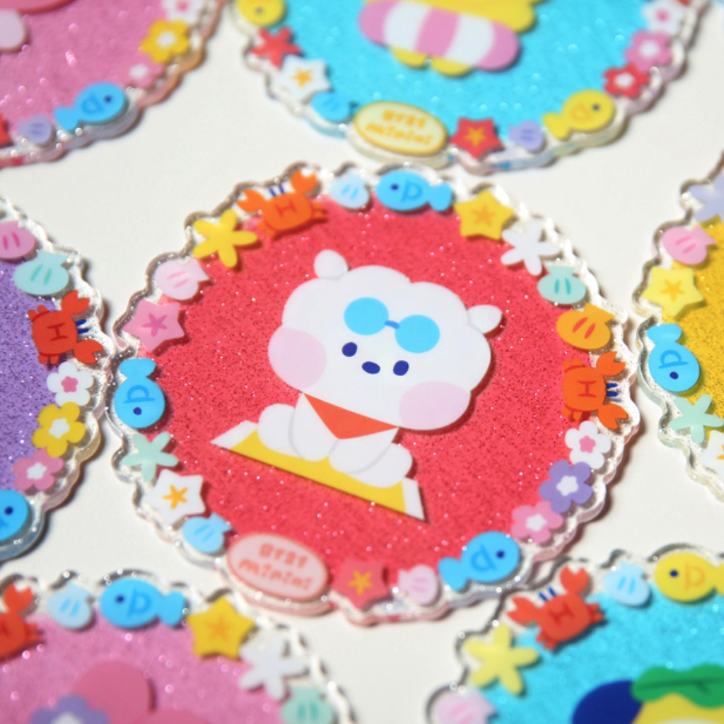 BT21 | minini | SUMMER SKY - ACRYLIC COASTER