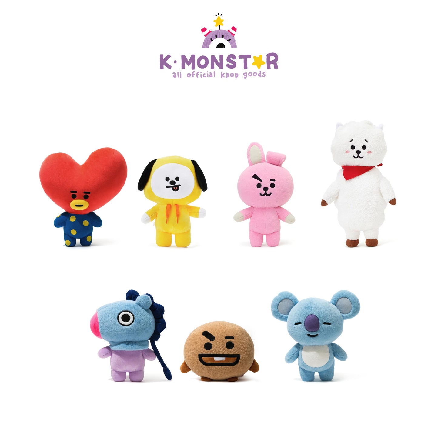 BT21 | BONEKA MEWAH BERDIRI SEDANG