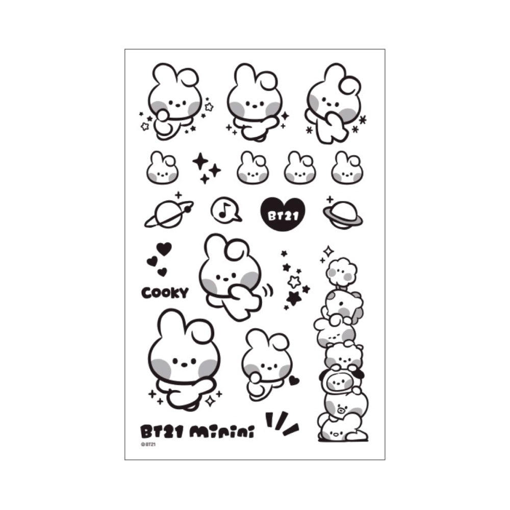 BT21 | minini | TATTOO STICKER