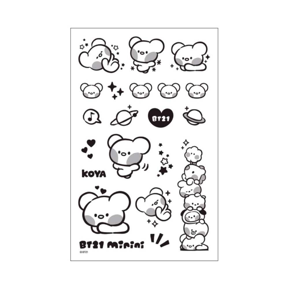 BT21 | minini | TATTOO STICKER