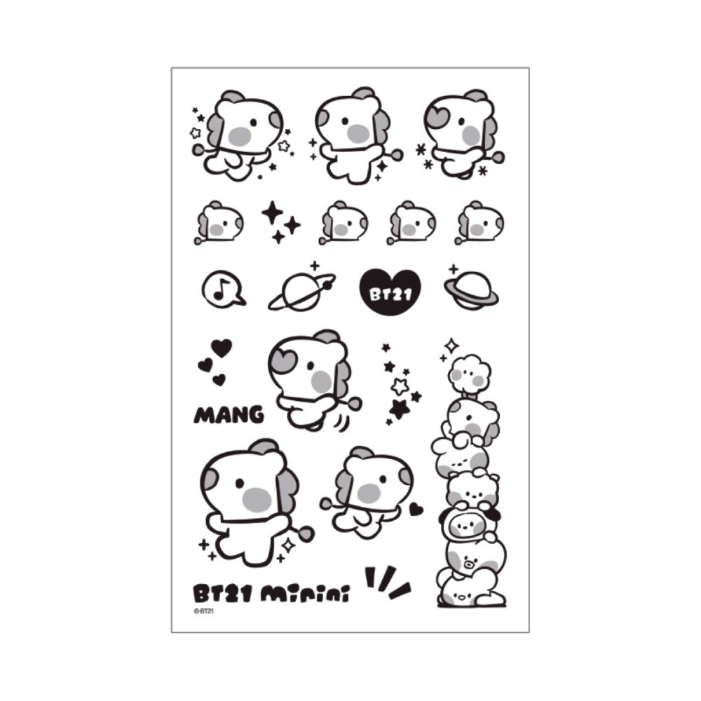 BT21 | minini | TATTOO STICKER