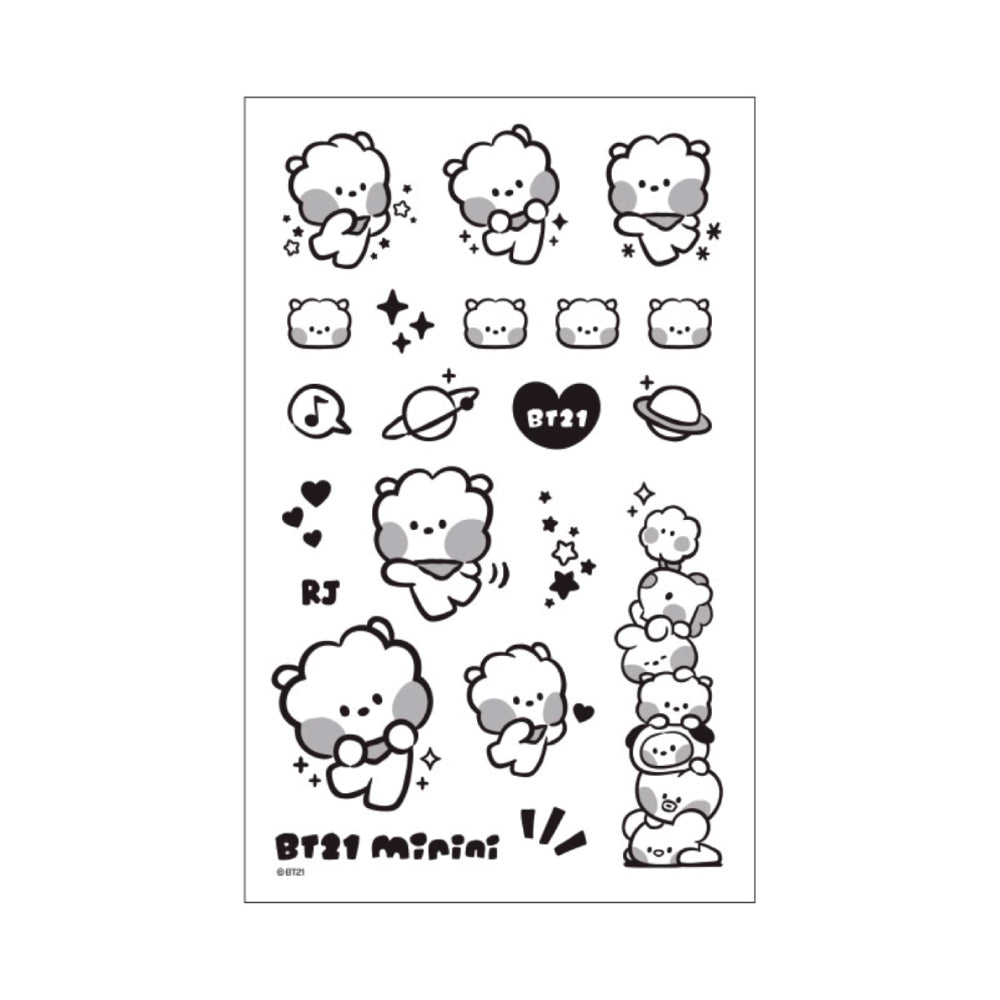 BT21 | minini | TATTOO STICKER
