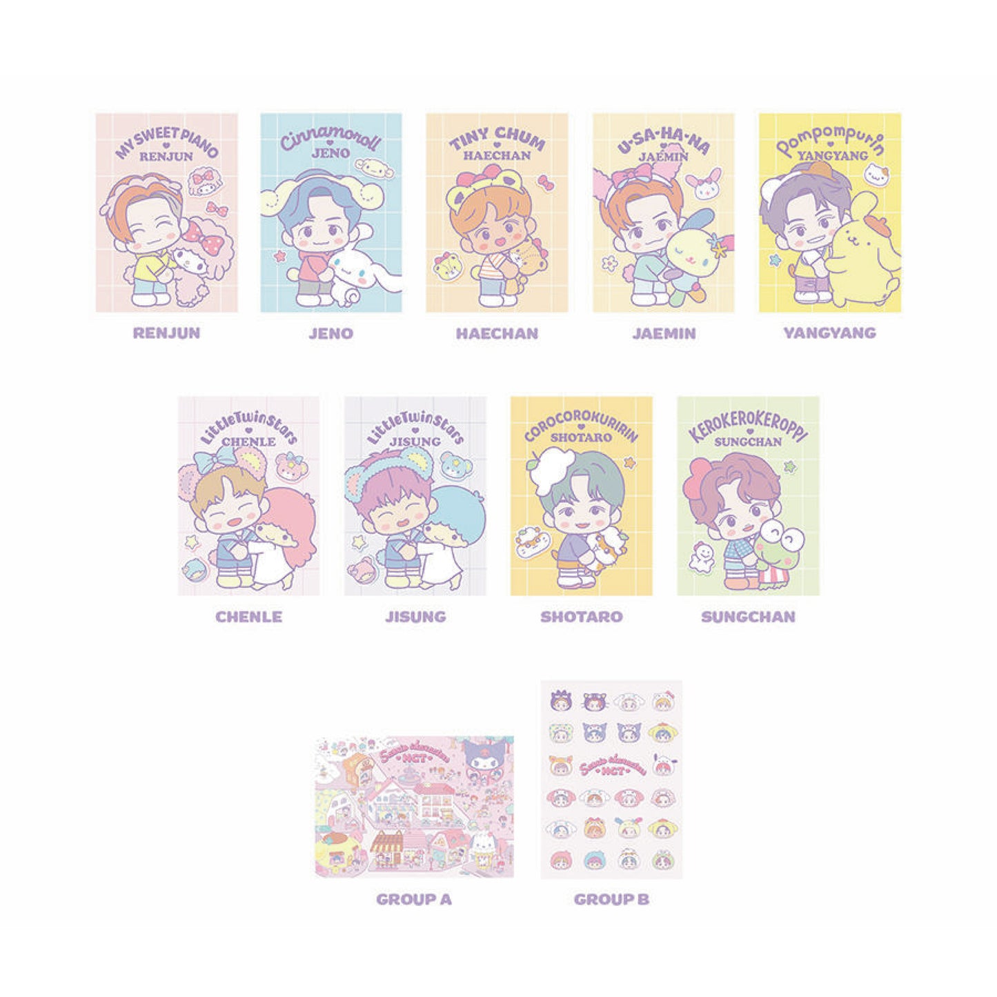 NCT | NCT X SANRIO | POSTCARD