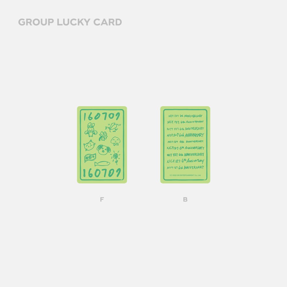 NCT 127 | 6th Anniversary | LUCKY CARD SET