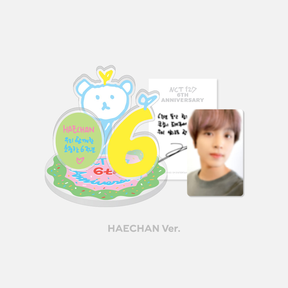 NCT 127 | 6th Anniversary | ACRYLIC STAND & AR VOICE CARD SET