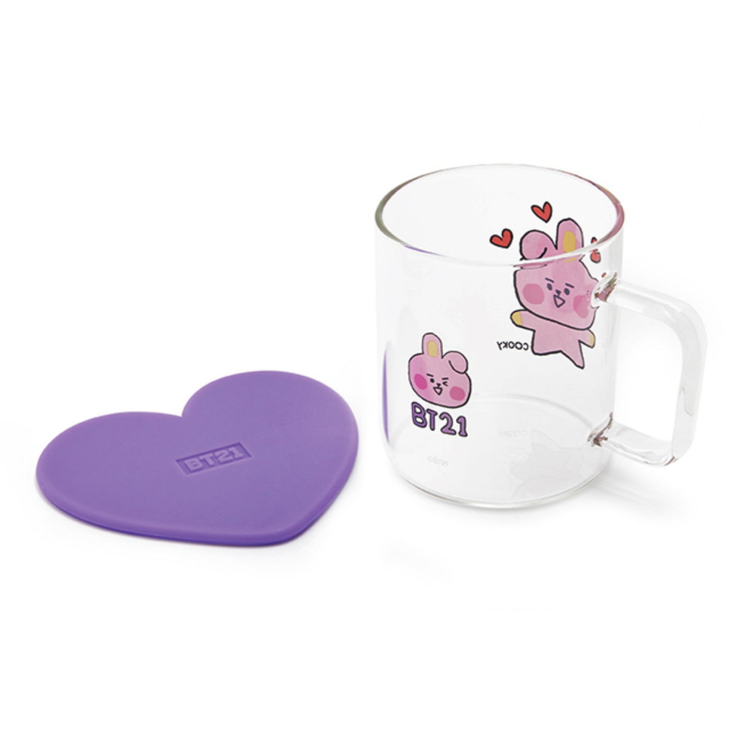 BT21 | GLASS MUG & COASTER SET