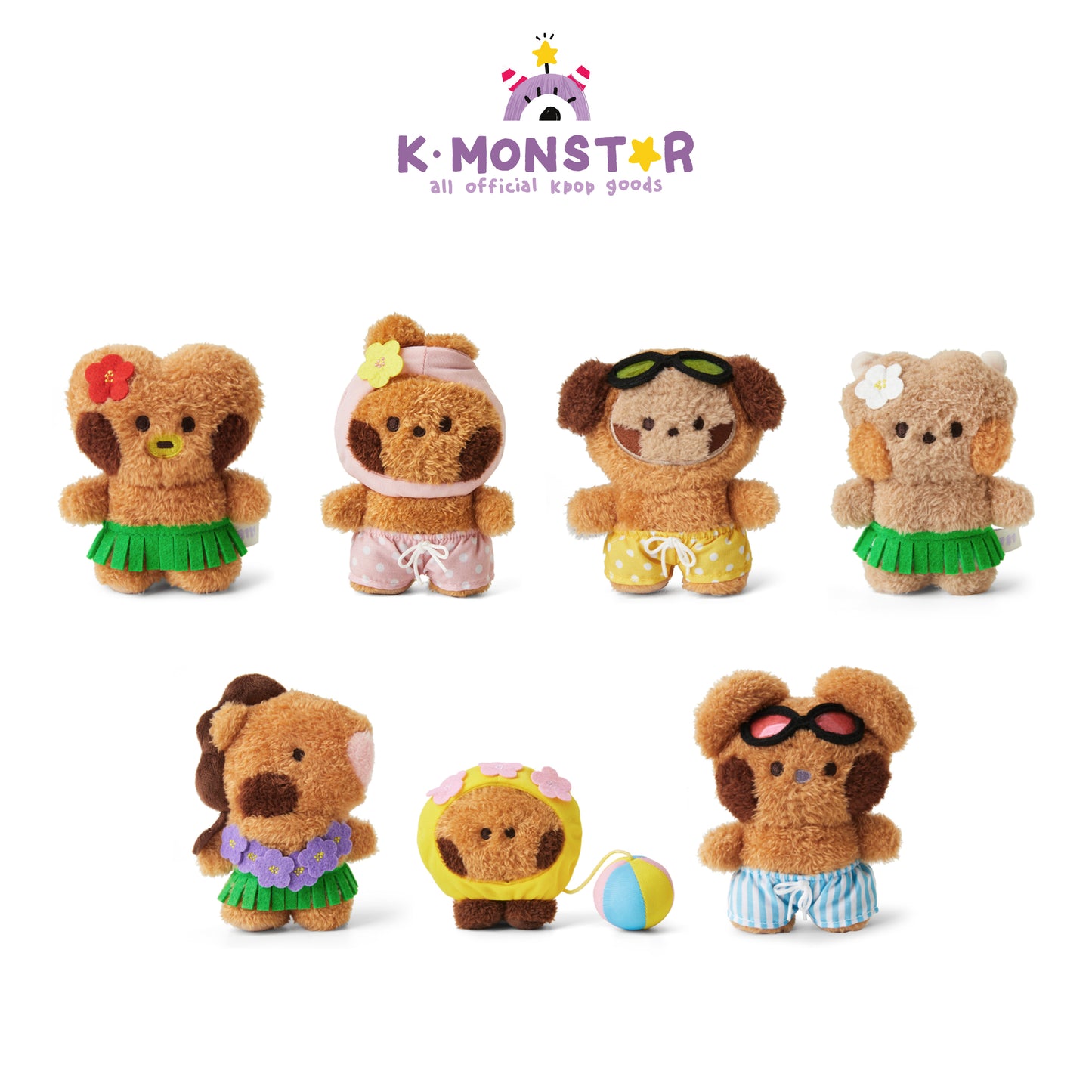 BT21 | minini | STANDING DOLL - SUMMER EDITION