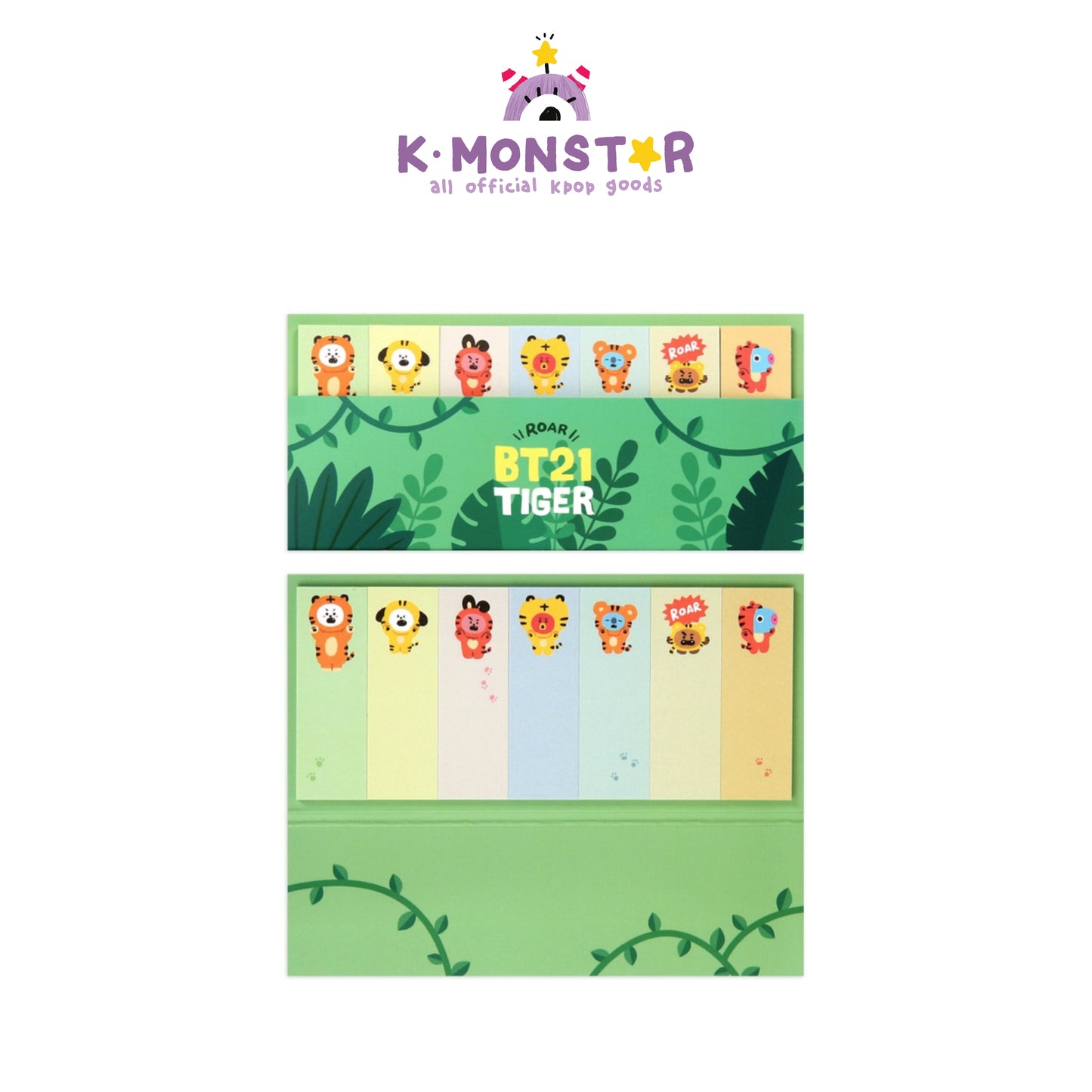 BT21 | TIGER - INDEX STICKY NOTES