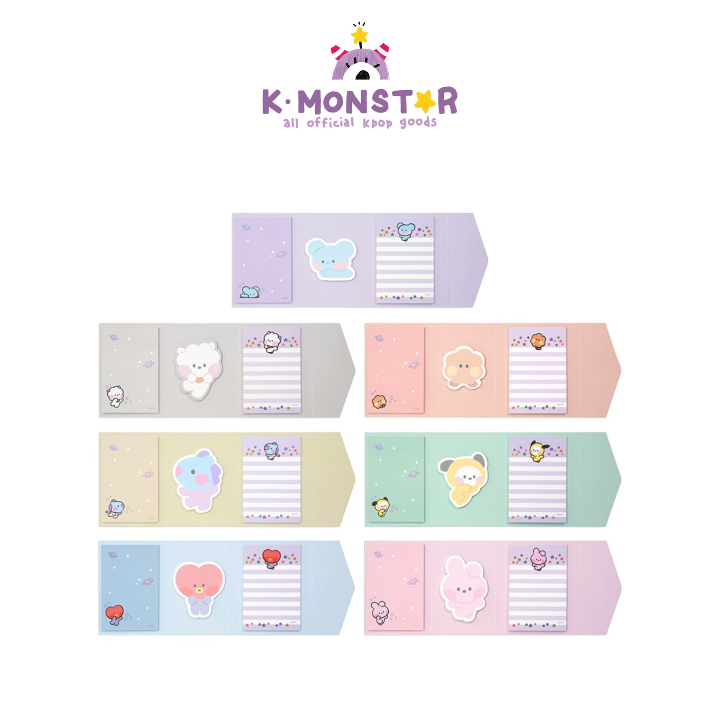 BT21 | minini | STICKY NOTES