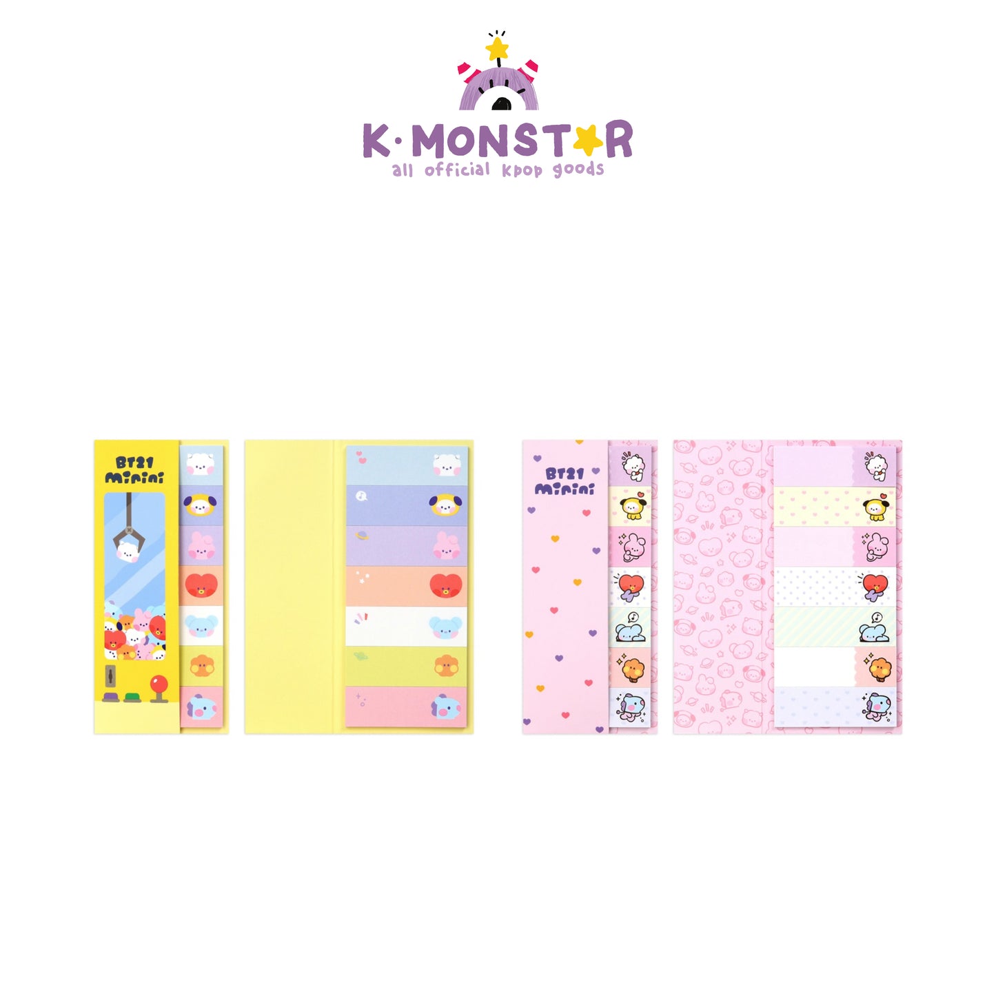 BT21 | minini | INDEX STICKY NOTES