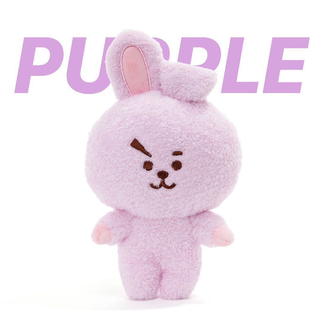 BT21 | STANDING PLUSH DOLL & BAG CHARM - PURPLE EDITION