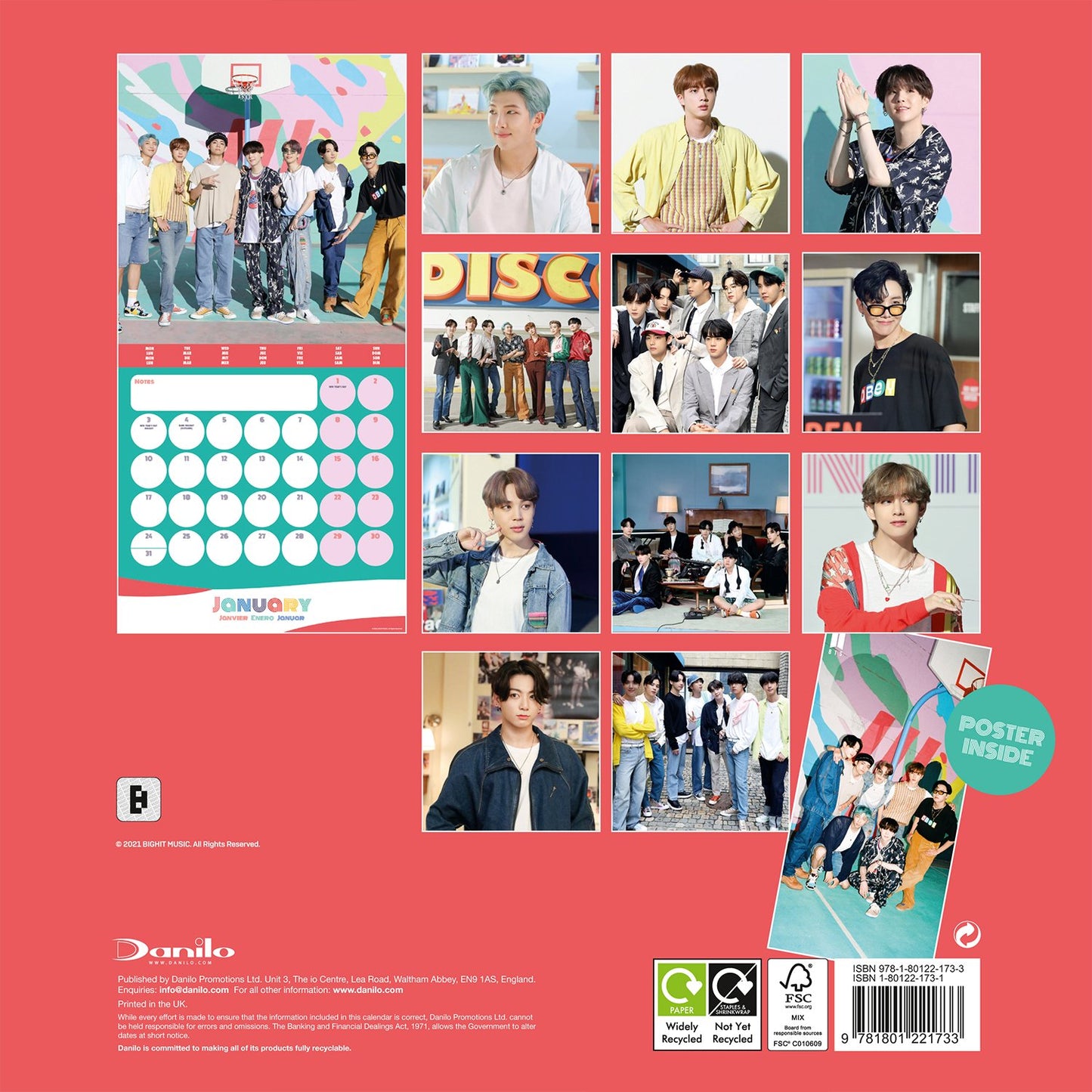 BTS | OFFICIAL 2022 CALENDER