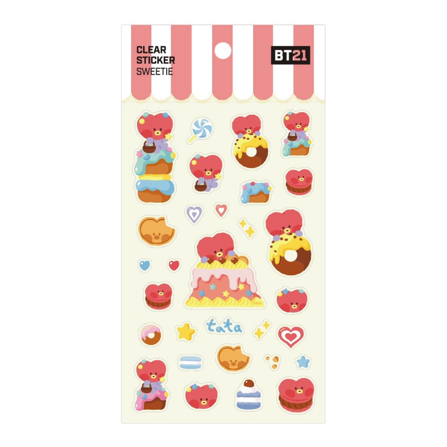 BT21 | minini | SWEETIE - CLEAR STICKER