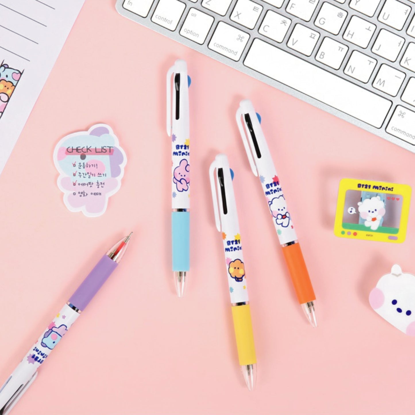 BT21 | minini | 3 COLOR BALLPOINT PEN