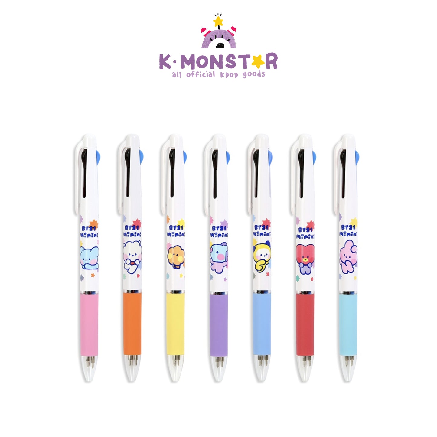 BT21 | minini | 3 COLOR BALLPOINT PEN