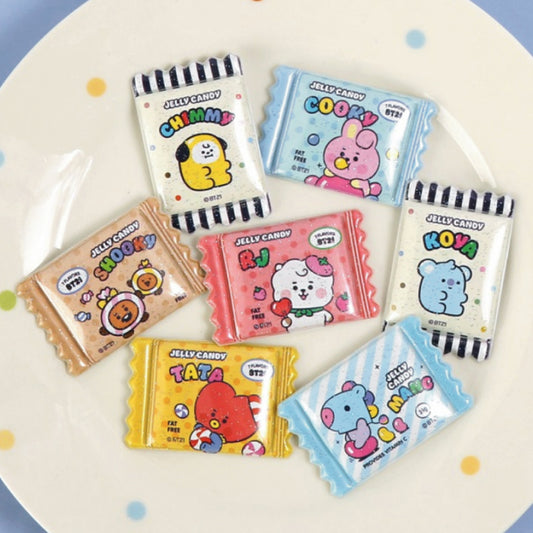 BT21 | BAYI | PERMEN JELLY - SET MAGNET