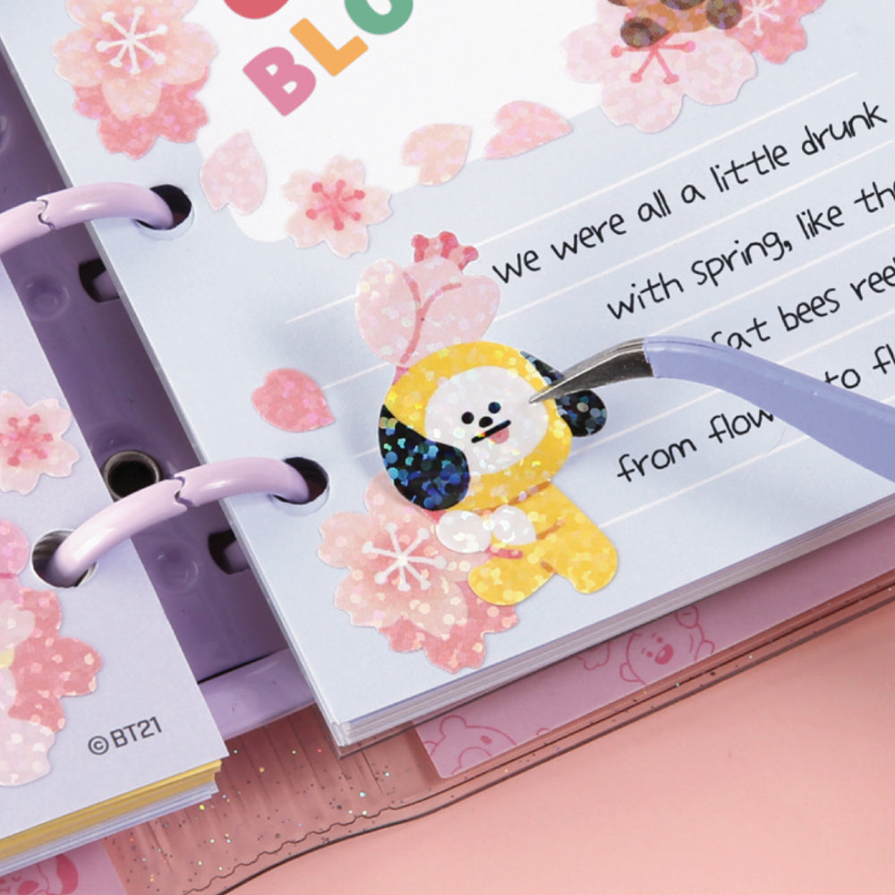 BT21 | CHERRY BLOSSOM - HOLOGRAM STICKER
