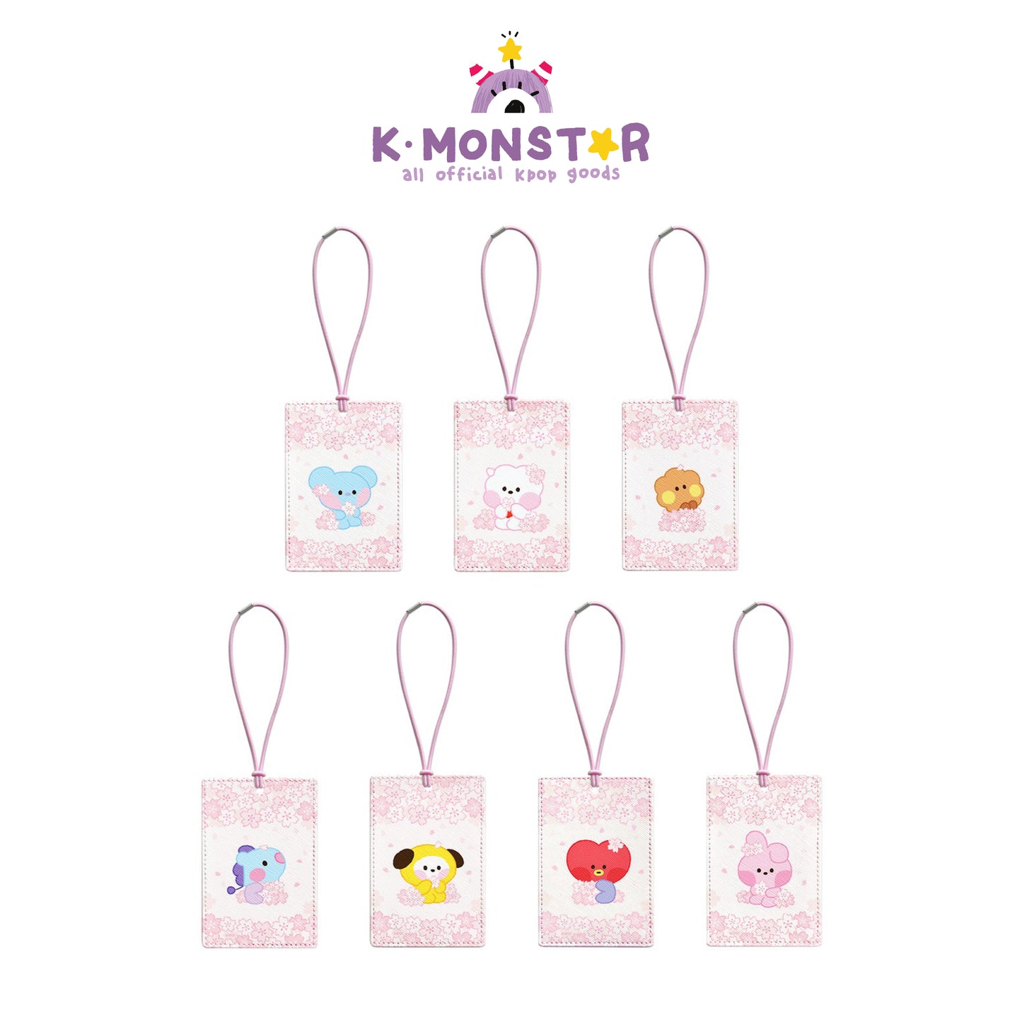 BT21 | minini | CHERRY BLOSSOM - LUGGAGE TAG