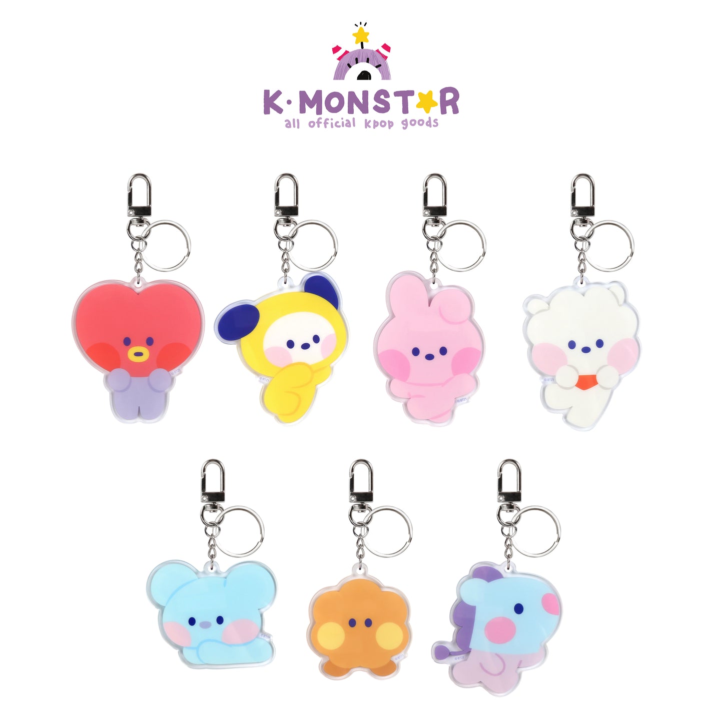 BT21 | minini | BIG ACRYLIC KEYRING