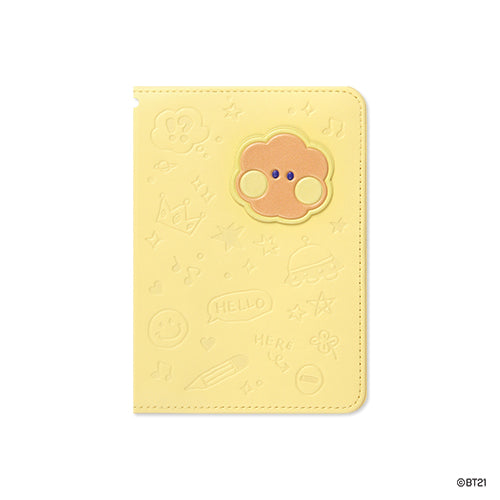 BT21 | minini | LEATHER PATCH PASSPORT COVER