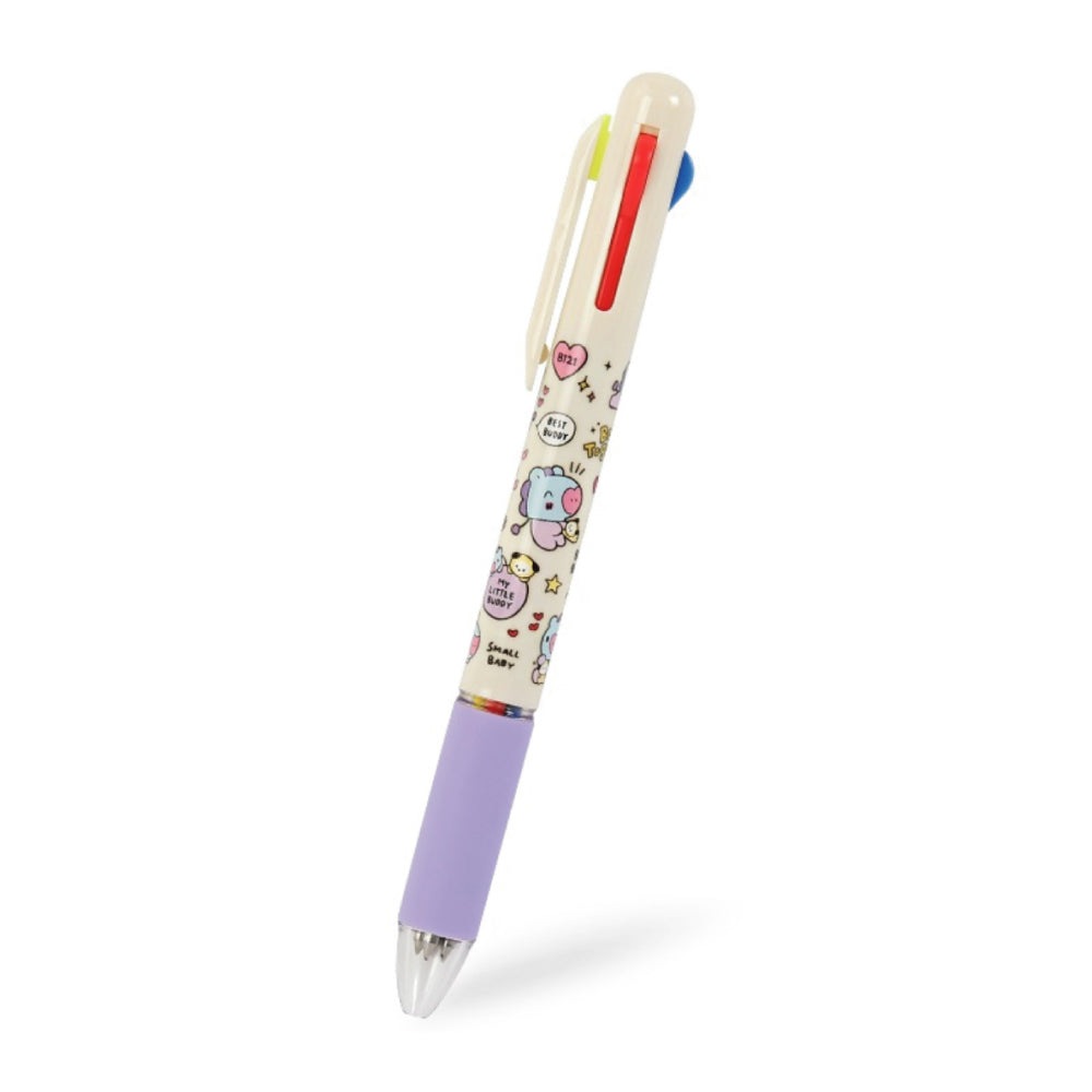 BT21 | Little Buddy | 4 COLOR BALLPOINT PEN