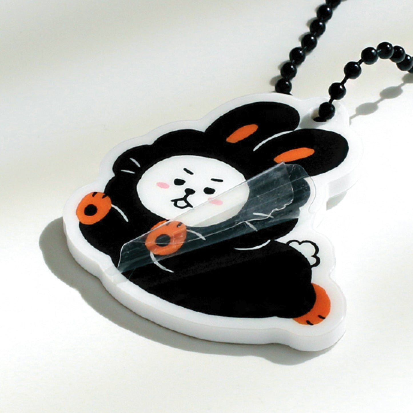 BT21 | BLACK RABBIT - SIMPLE ACRYLIC KEYRING