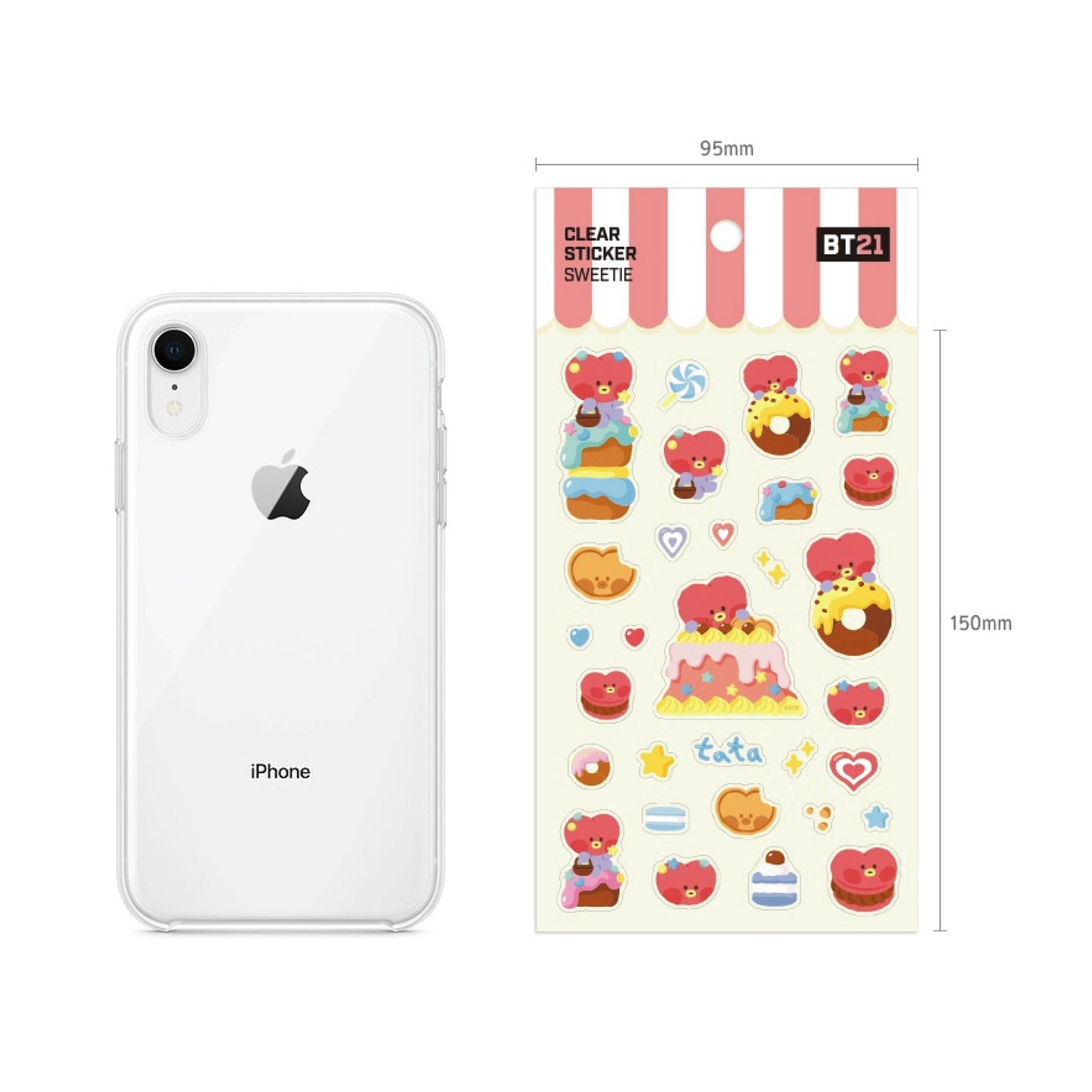 BT21 | minini | SWEETIE - CLEAR STICKER