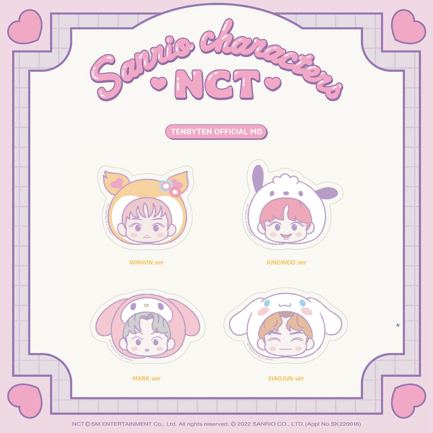 NCT | NCT X SANRIO | ACRYLIC PHONE HOLDER