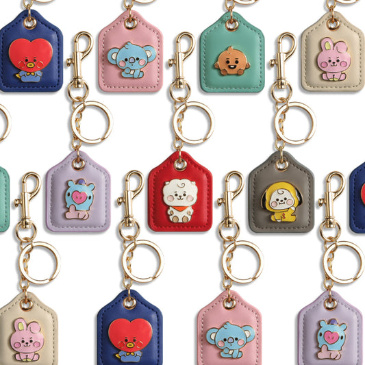 BT21 | BABY | LEATHER METAL KEYRING