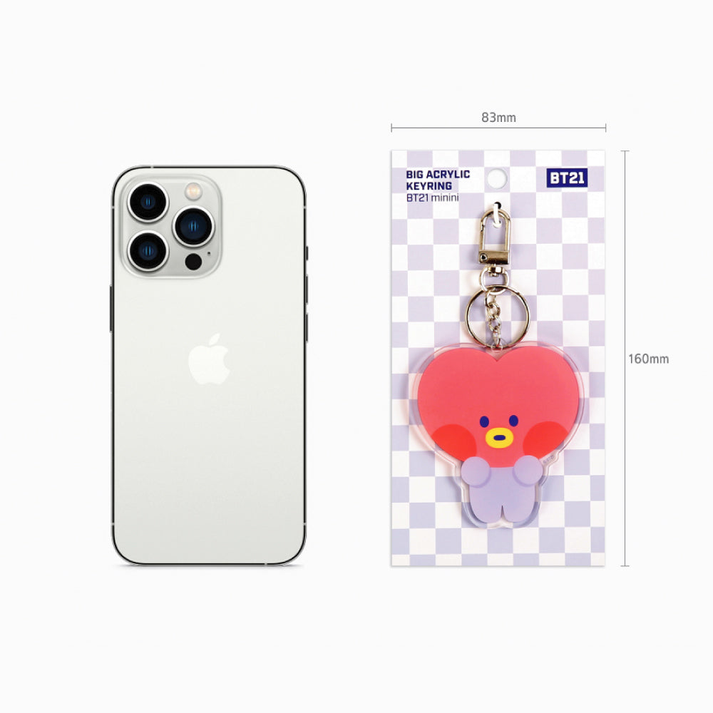 BT21 | minini | BIG ACRYLIC KEYRING