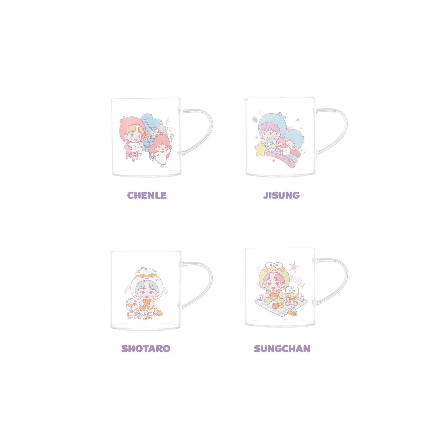 NCT | NCT X SANRIO | GLASS & PHOTOCARD SET
