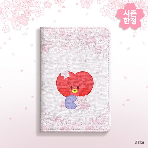 BT21 | minini | CHERRY BLOSSOM - PASSPORT COVER