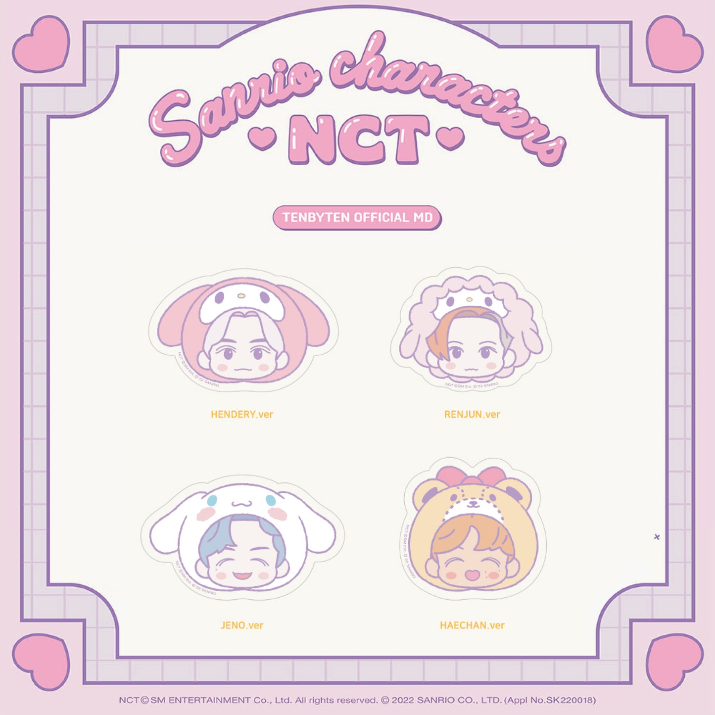 NCT | NCT X SANRIO | ACRYLIC PHONE HOLDER