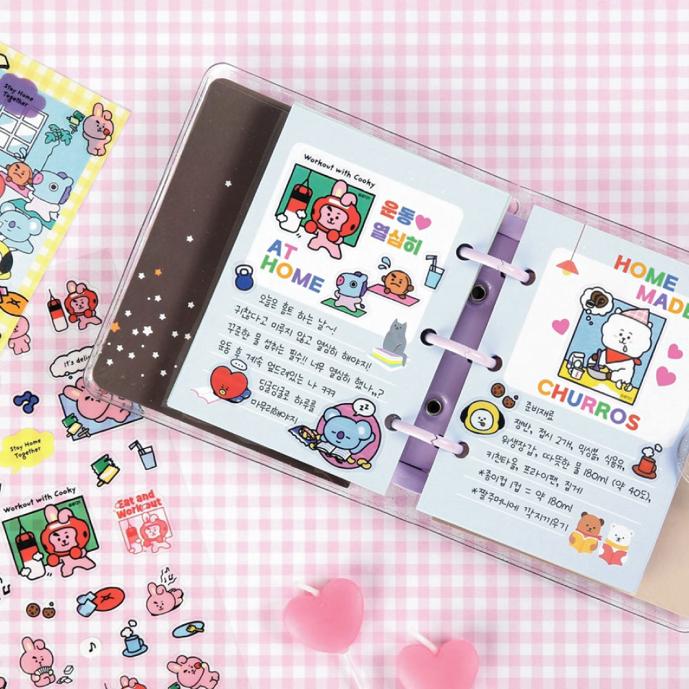 BT21 | HOME ALL DAY - CLEAR STICKER