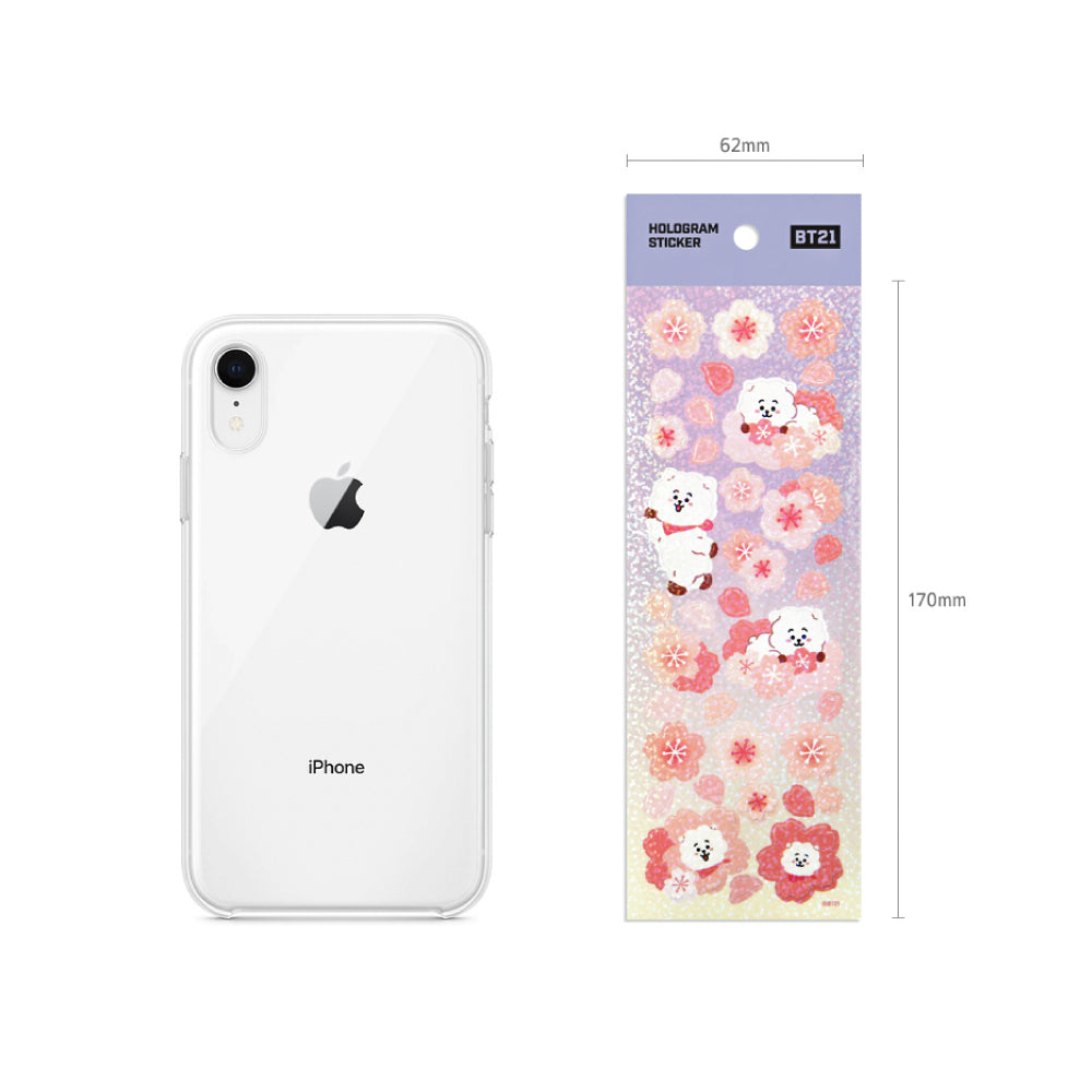 BT21 | CHERRY BLOSSOM - HOLOGRAM STICKER