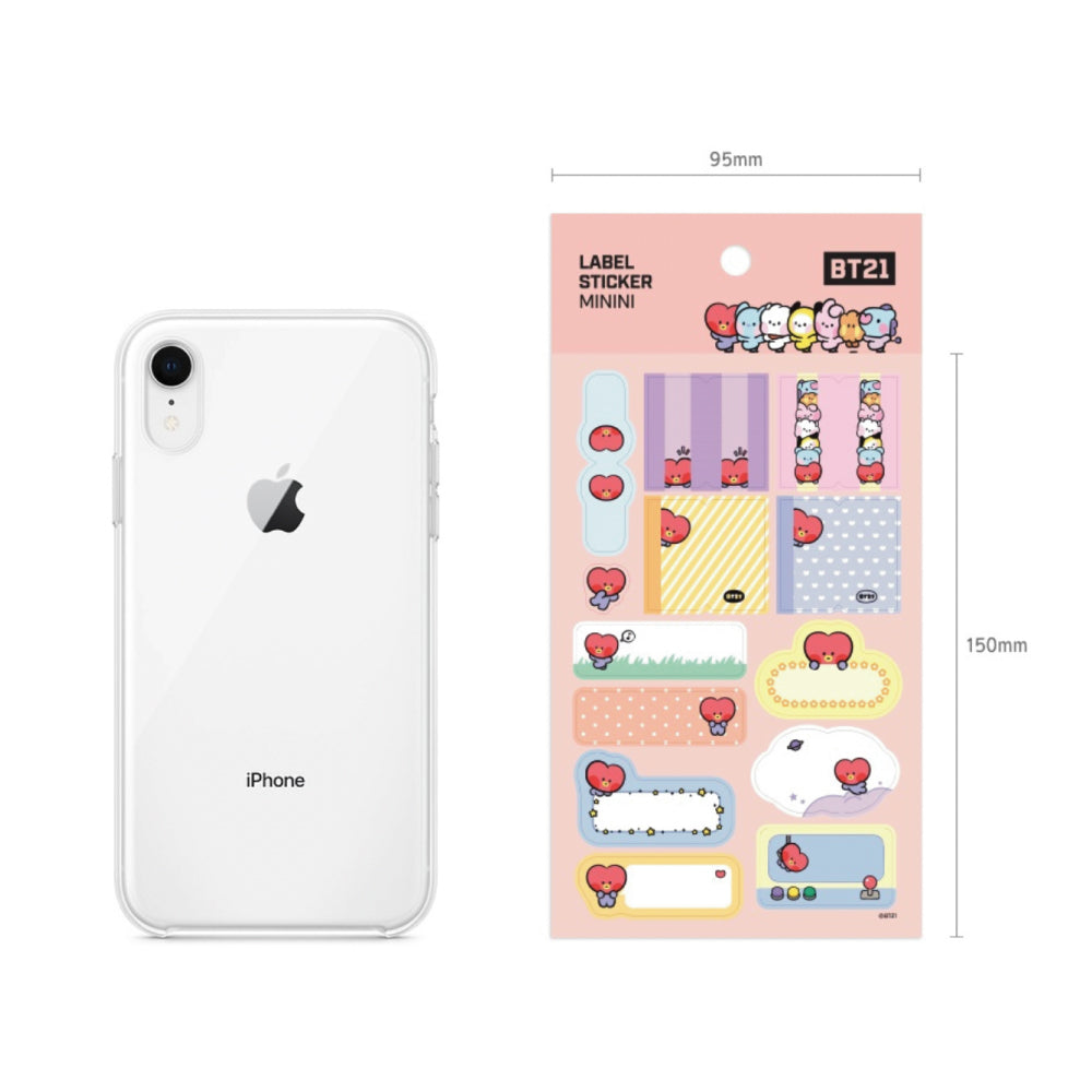 BT21 | minini | LABEL STICKER