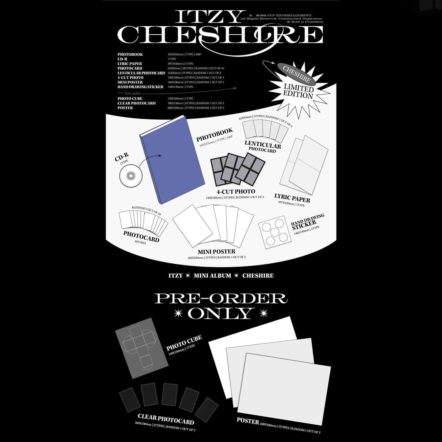 ITZY | 6TH MINI ALBUM | CHESHIRE - LIMITED EDITION