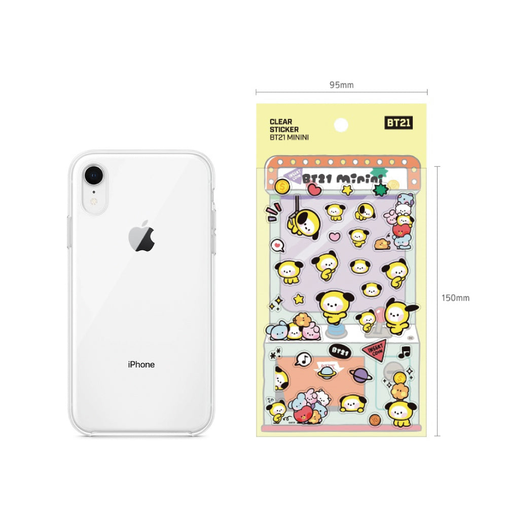 BT21 | minini | CLEAR STICKER
