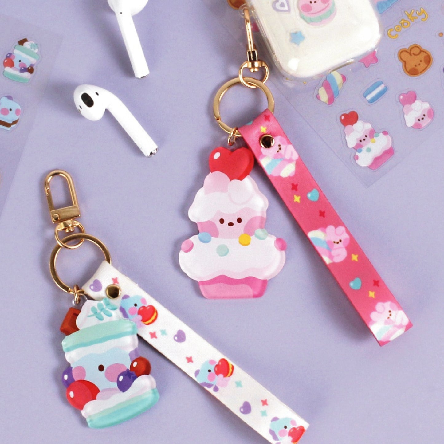 BT21 | minini | SWEETIE - ACRYLIC STRAP KEYRING