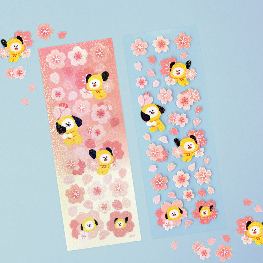 BT21 | CHERRY BLOSSOM - HOLOGRAM STICKER