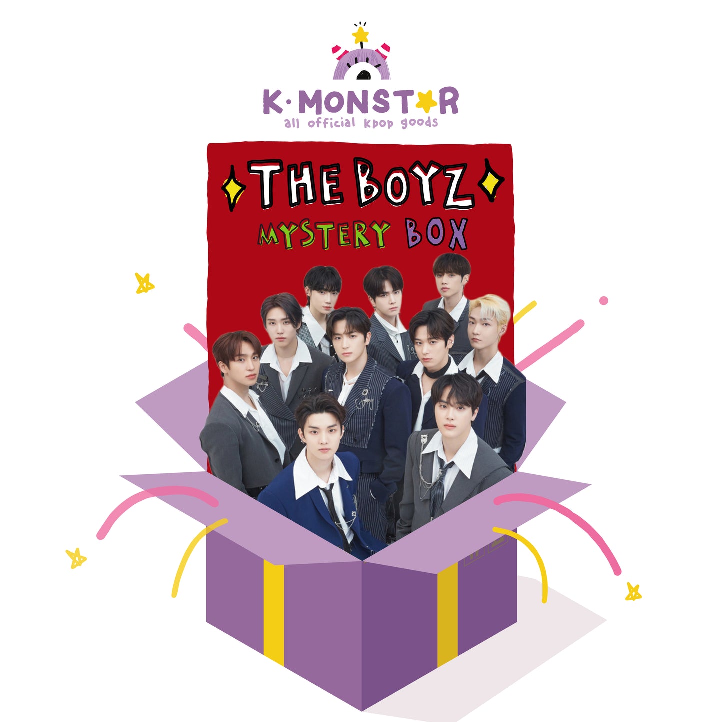 K-MONSTAR | 2022 HOLIDAY CLEARANCE MYSTERY BOX - THE BOYZ