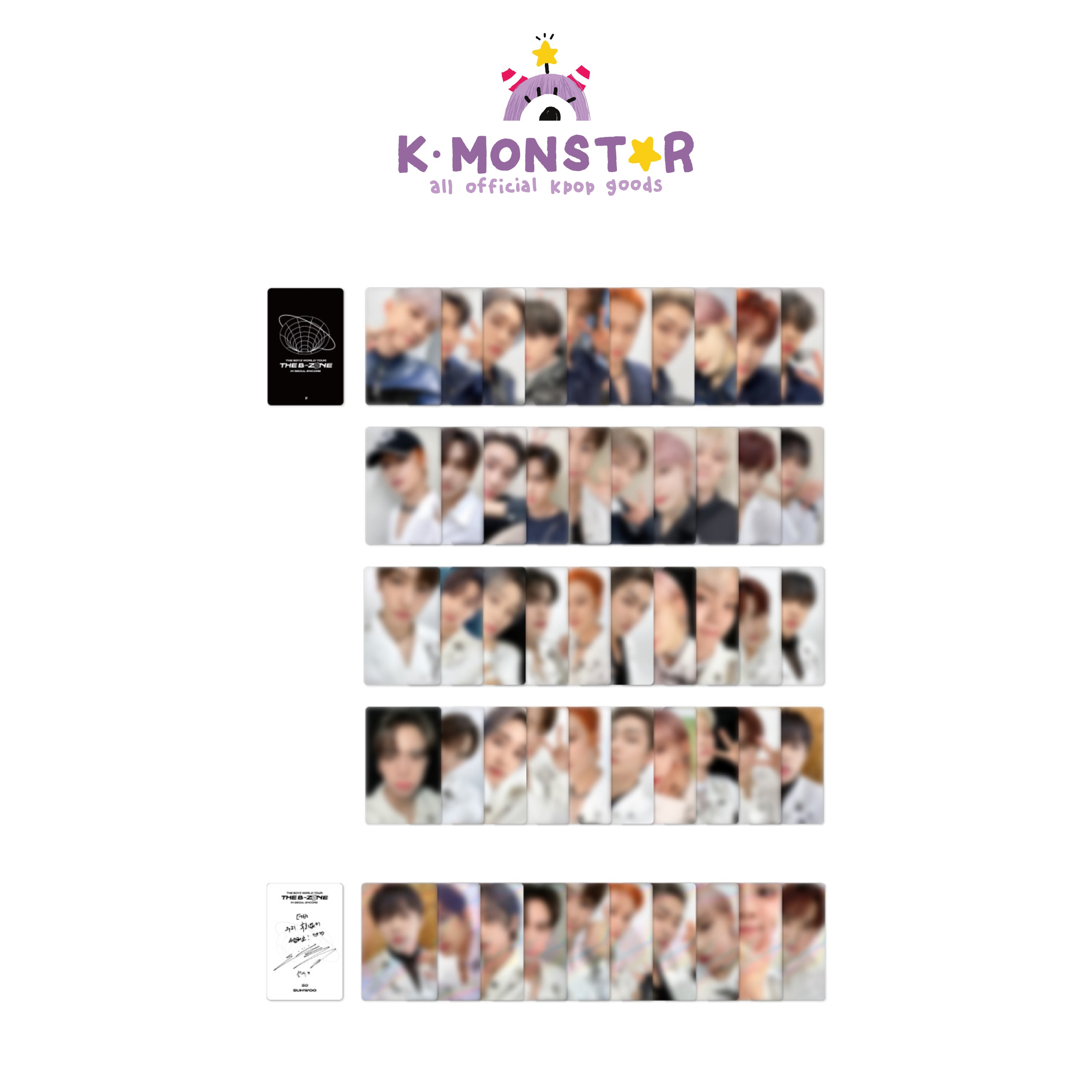 2022 THE BOYZ B-ZONE IN SEOUL ENCORE - Trading Card | K-MONSTAR