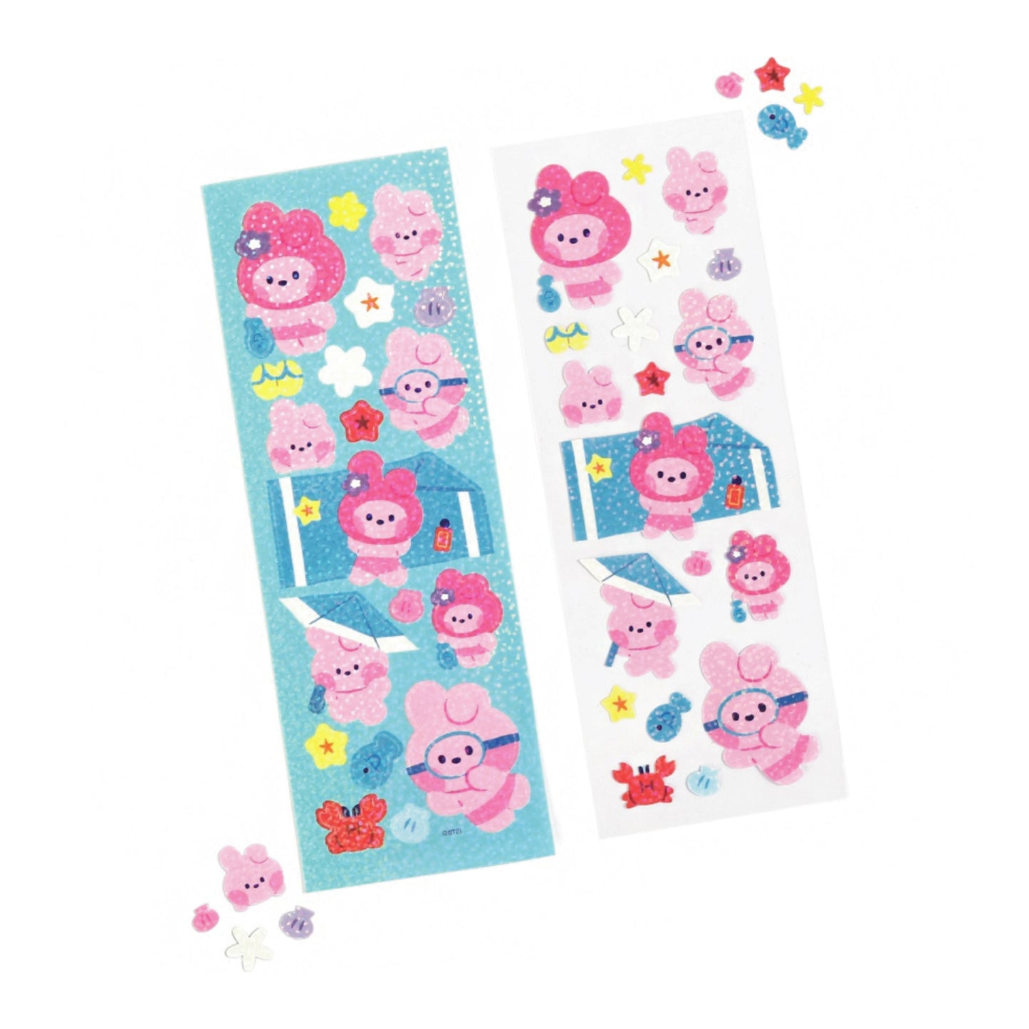 BT21 | minini | SUMMER SKY - HOLOGRAM STICKER