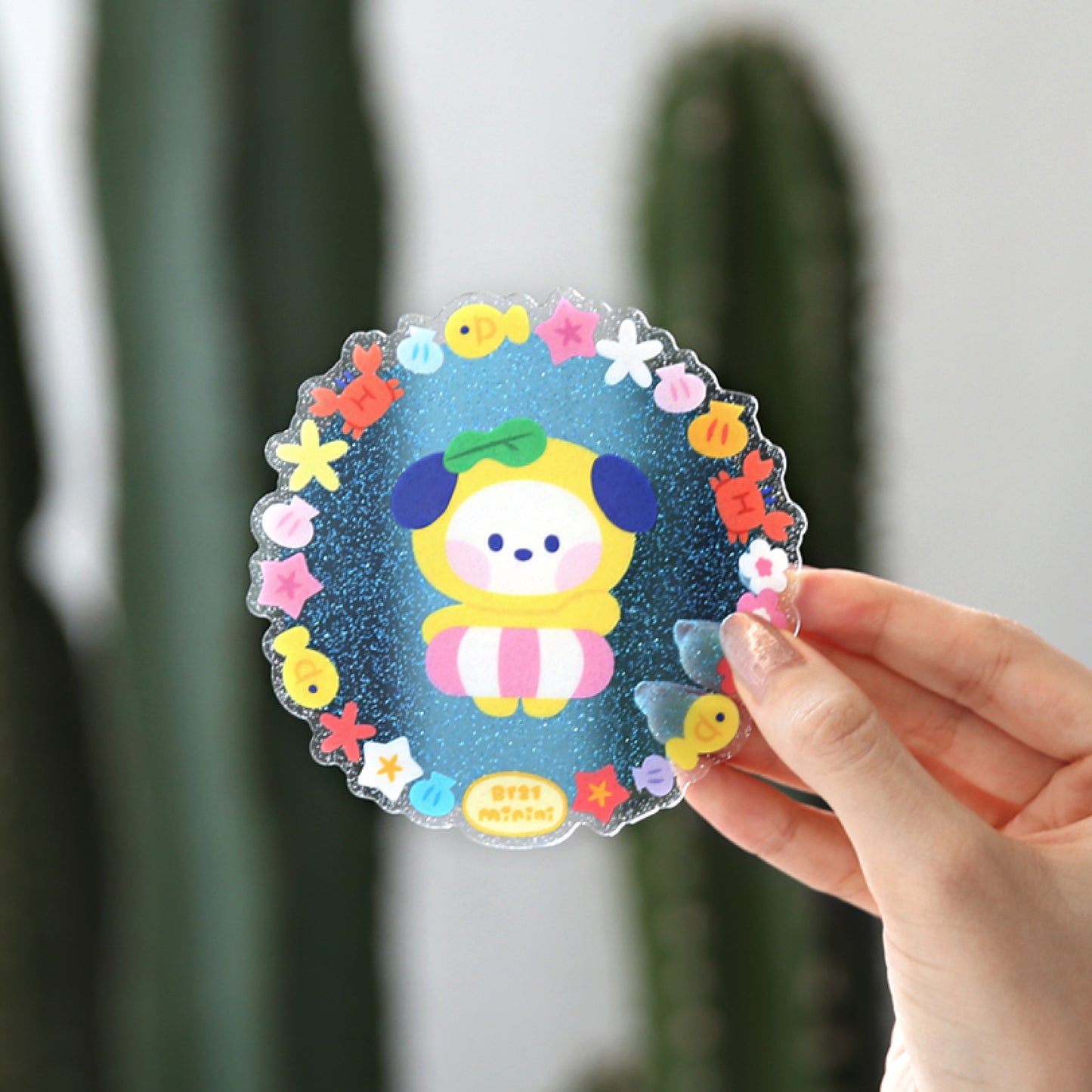 BT21 | minini | SUMMER SKY - ACRYLIC COASTER