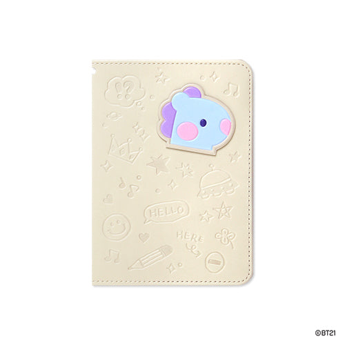 BT21 | minini | LEATHER PATCH PASSPORT COVER