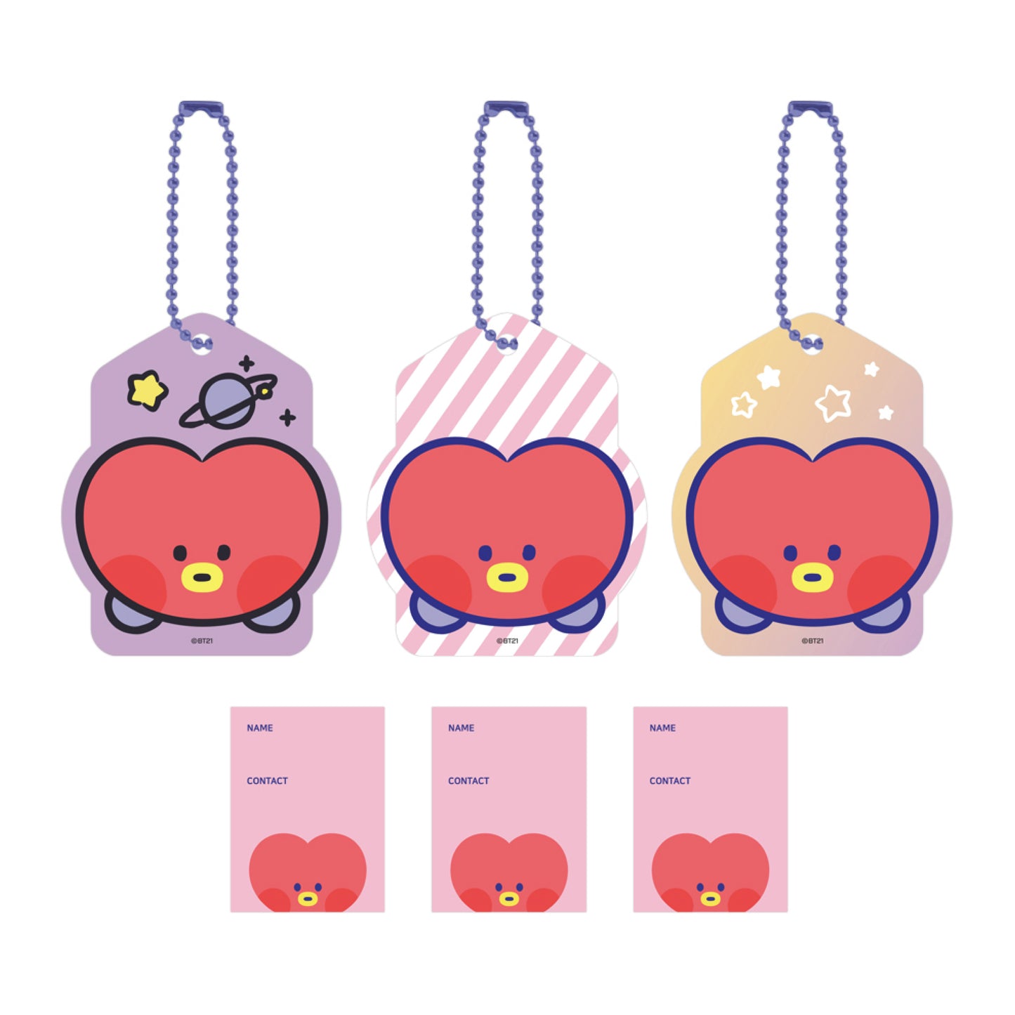 BT21 | minini | NAME TAG SET