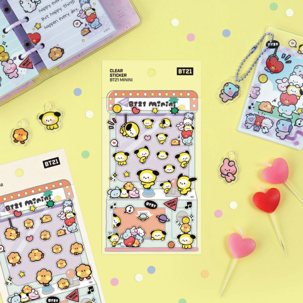 BT21 | minini | CLEAR STICKER