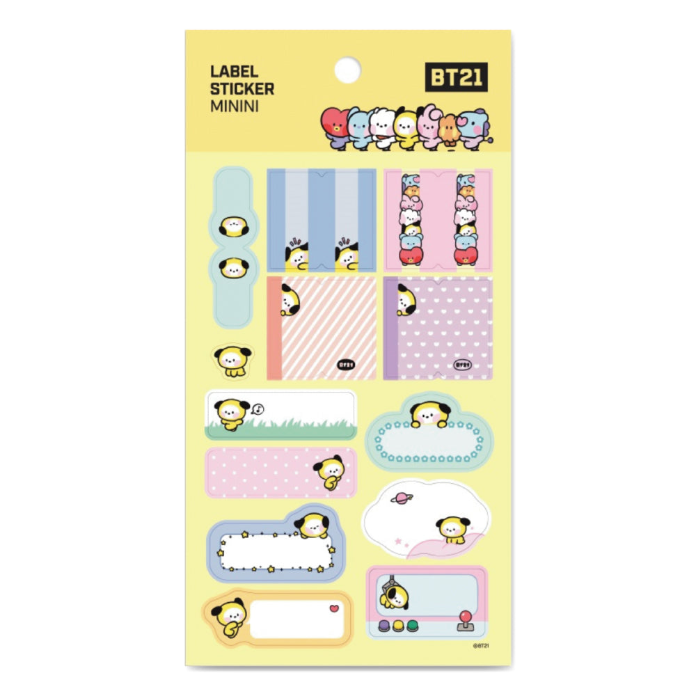 BT21 | minini | LABEL STICKER